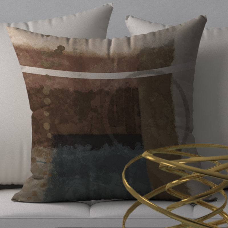 Housse de coussin carrée et insert, 20 po X 20 po