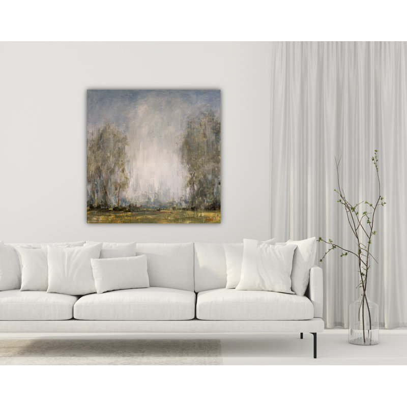 In The Stillness Print by John Beard, 42" H x 42" W x 2" D, White Floater Framed