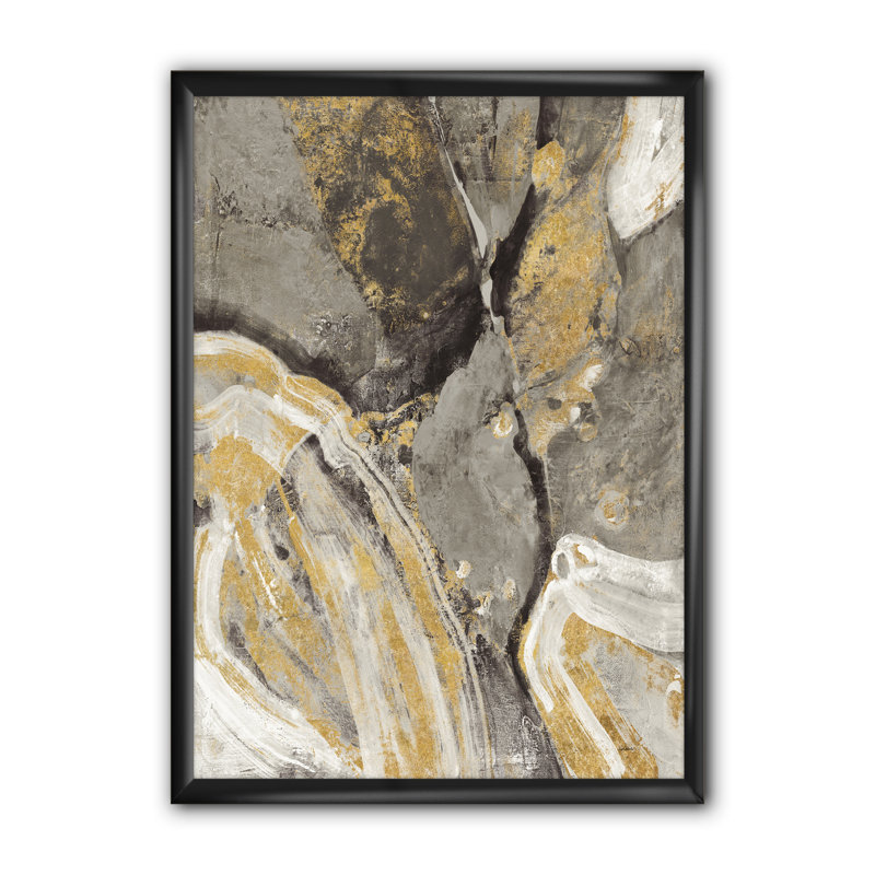 « glam phoenix neutral », reproduction d’image sur toile, Cadre noir, H 46 po x l 36 po x P 1,5 po