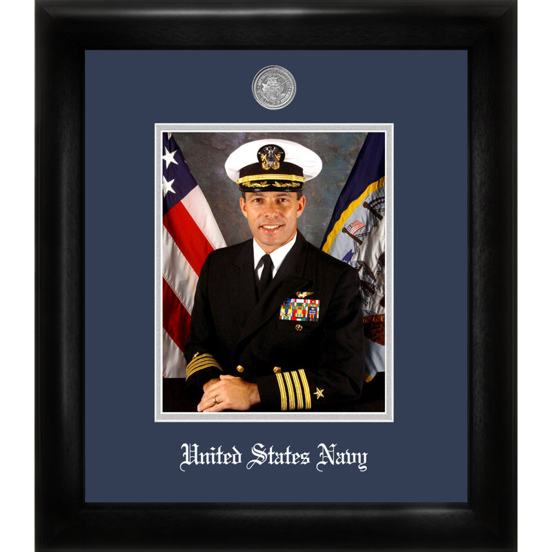 Cadre photo bleu marine
