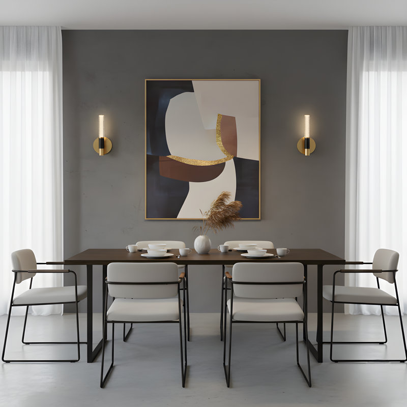 Davies Integrated LED Brushed Gold Wall Sconce