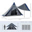 Tente de tipi 15,4 pi x 15,4 pi x 8,5 pi-113854746