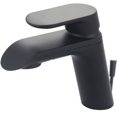 Single-Hole Single-handle Bathroom Faucet with Drain Assembly