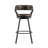 Nicks Swivel Upholstered Faux Leather Counter Stool-248448587-248448588