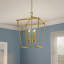 Lustre géométrique à 4 lumières Desirae