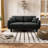 Modern Boucle Fabric 2-Seater Sofa Loveseat with Cylindrical Legs, Spring Coil Support-807491304