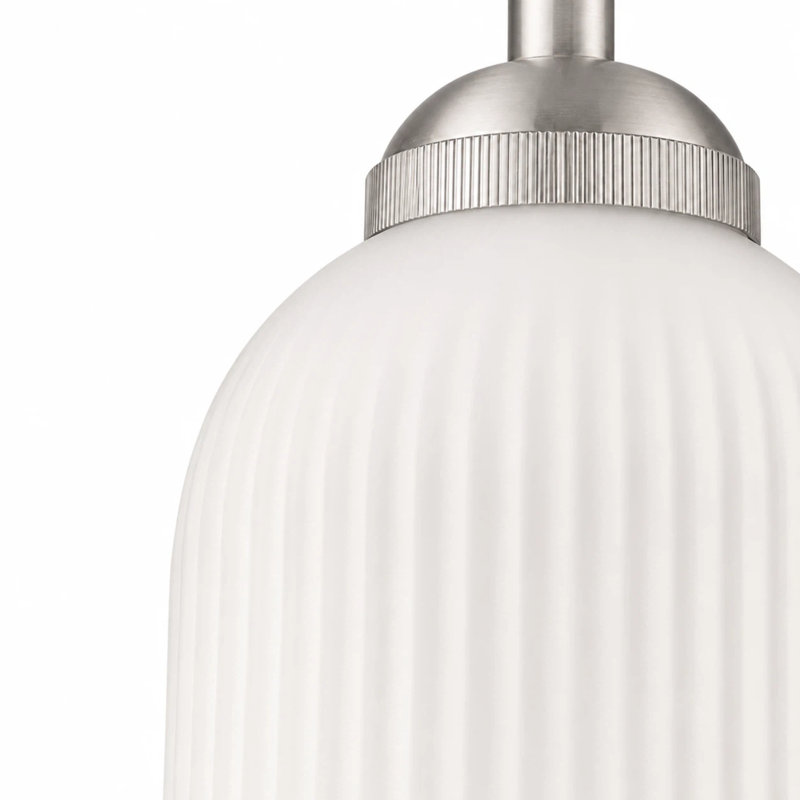 Luminaire suspendu 1 lumière, or brossé, Nickel brossé