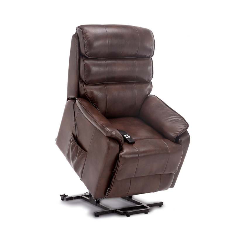 Whitely 82cm Wide Lift Assist Standard Recliner, Dual Motor Lift Assist, Brown