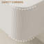 Meuble-lavabo mural de 76 cm (30 po) avec fini blanc et comptoir en pierre artificielle (lavabo non inclus).