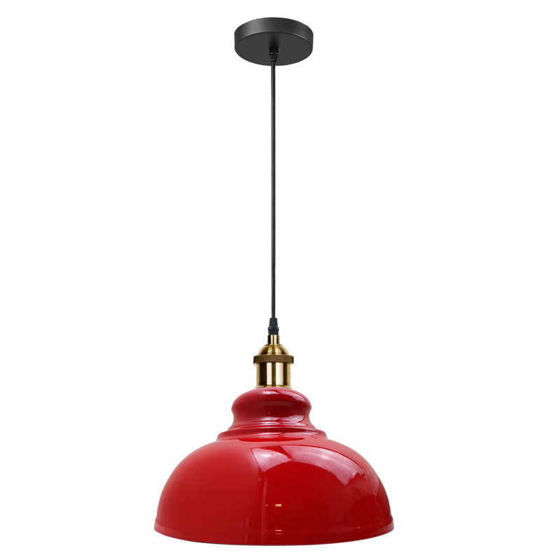 Binns 1 - Light Dome Pendant, Red