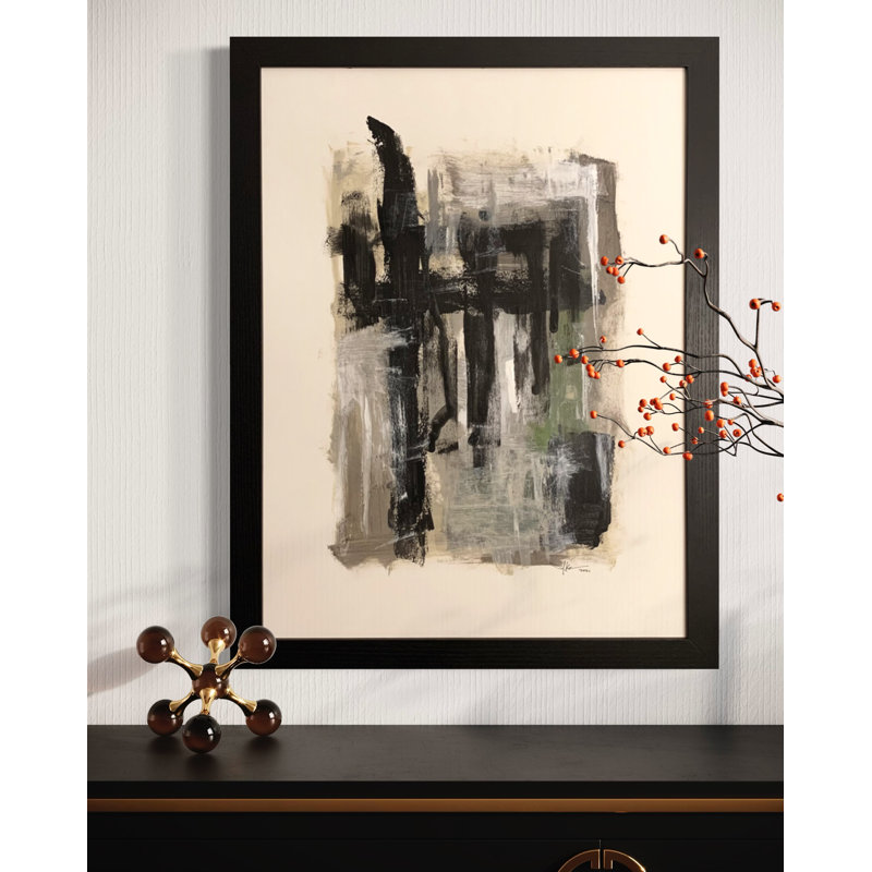 One-of-a-Kind Original Untitled 92 by J. Kent Martin - Unframed Painting Print on Paper