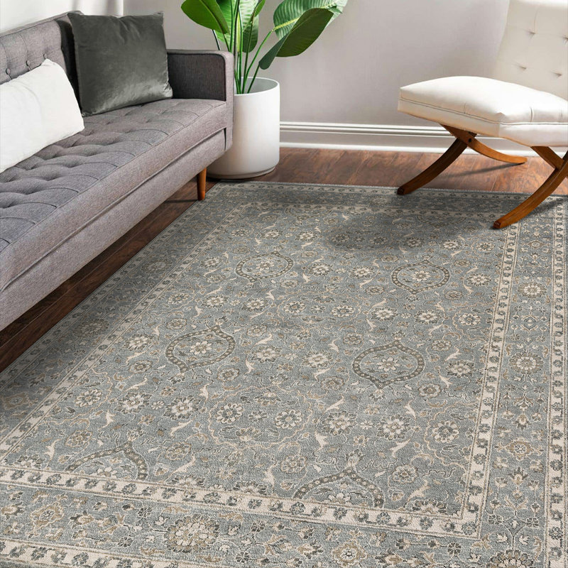 Tapis rectangulaire en laine Nuit Arab, Rectangle 12 pi x 9 pi