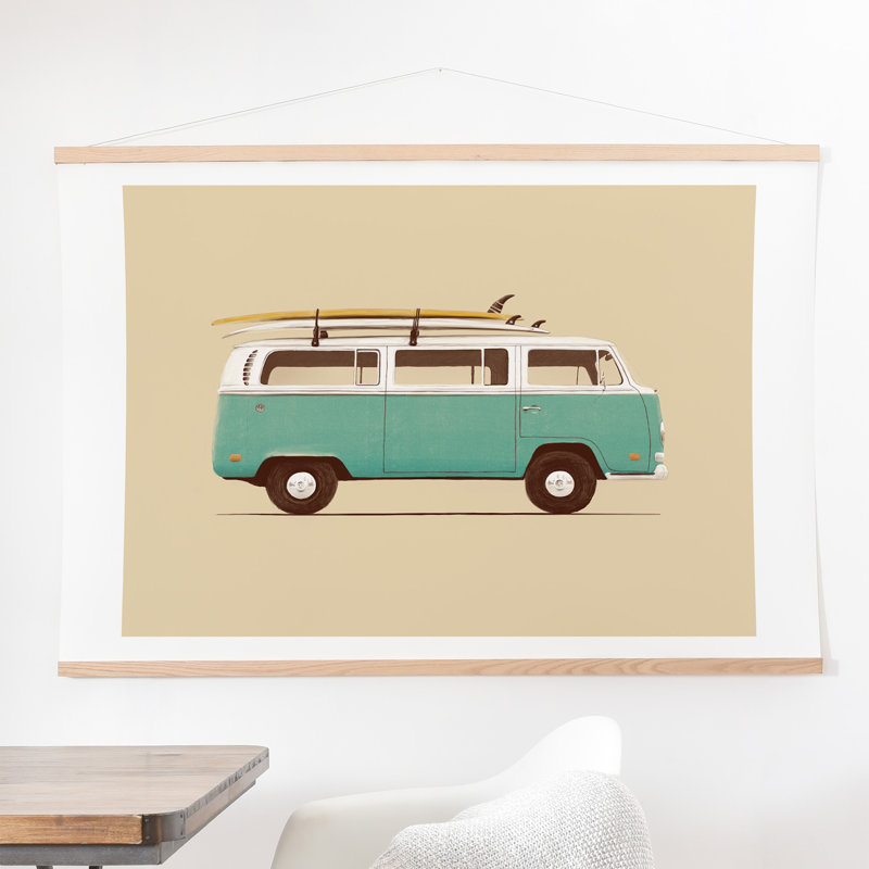 « célèbre cars 5 blue van », impression, H 11 po x l 14 po x P 0,01 po, Affiche