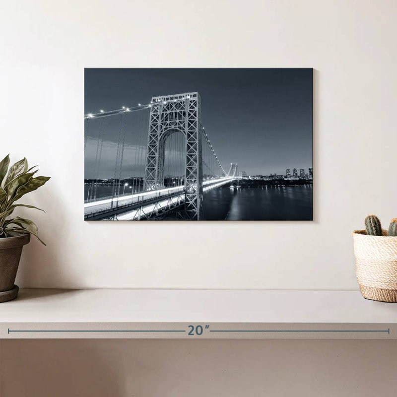 Lilie George Washington Bridge, 8" H x 12" W