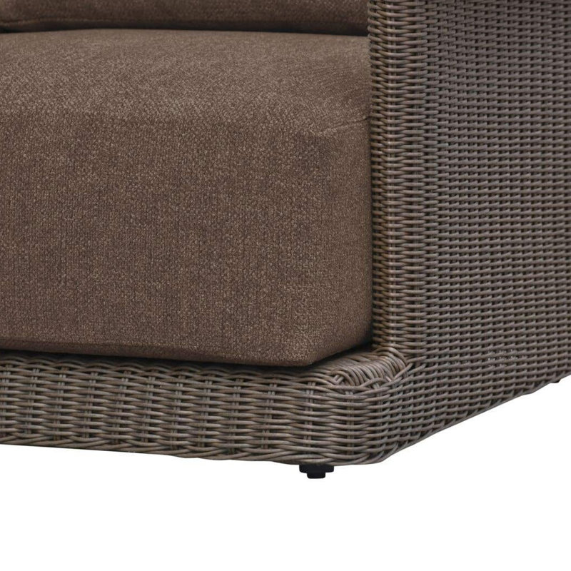 Meredith Outdoor Lounge Chair, Brown, Brown
