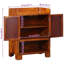 6 Pair Solid Wood Shoe Storage Cabinet