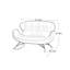 Chaise berçante double Nordic Art-100077840
