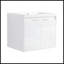 Meuble-lavabo contemporain de 48 pouces avec lavabo en résine, rangement spacieux, portes à fermeture en douceur et conception écologique pour les salles de bain modernes.
