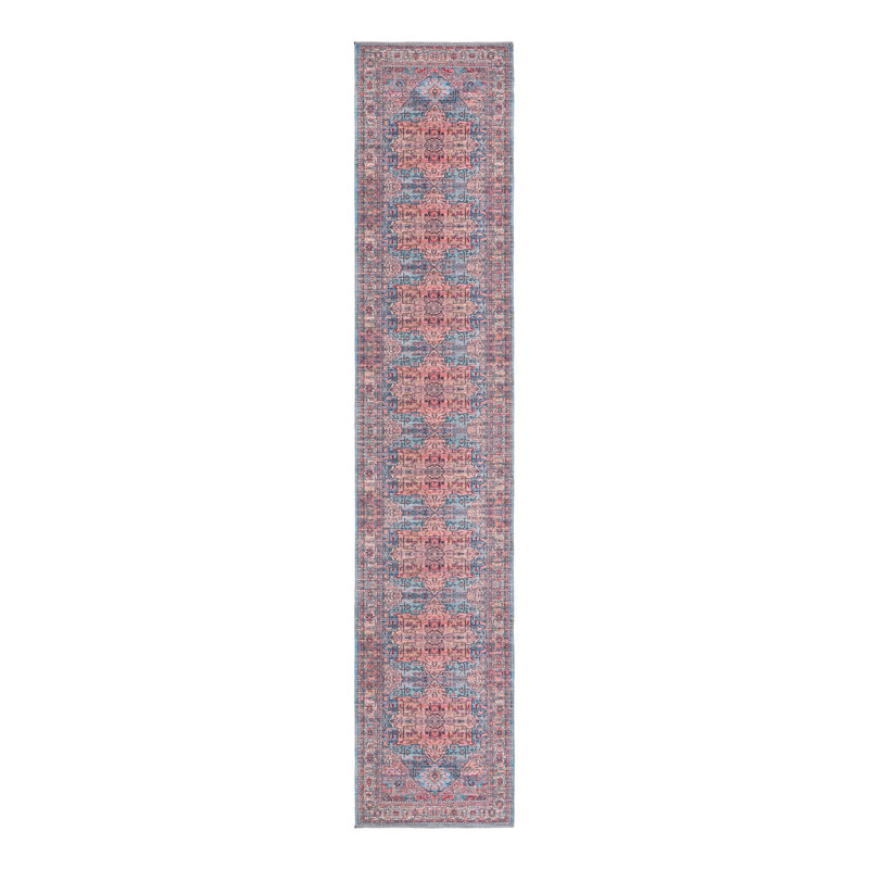 Tapis Maahru Hedgepeth Waning Moon, Tapis de couloir 2 pi 7 po x 13 pi 1 po