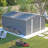 Outdoor Storage Shed With Lockable Double Doors-125847363-125847360