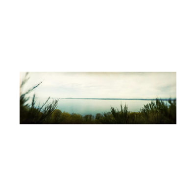 Park Along An Inlet, Puget Sound, Discovery Park, Magnolia, Seattle, Washington State, USA - Wrapped Canvas Panoramic Print