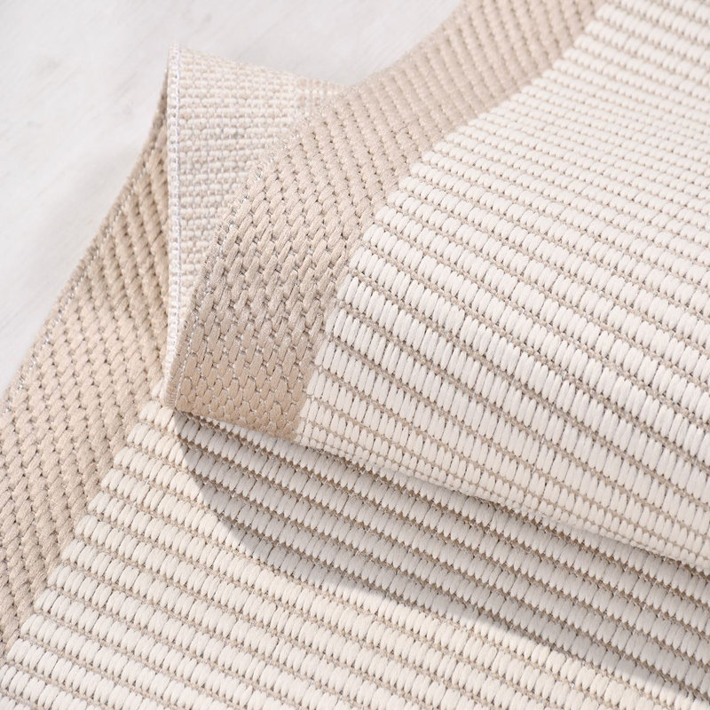 Tapis crème moderne antidérapant lavable à la machine, Tapis de couloir 2 pi 8 po x 9 pi 11 po