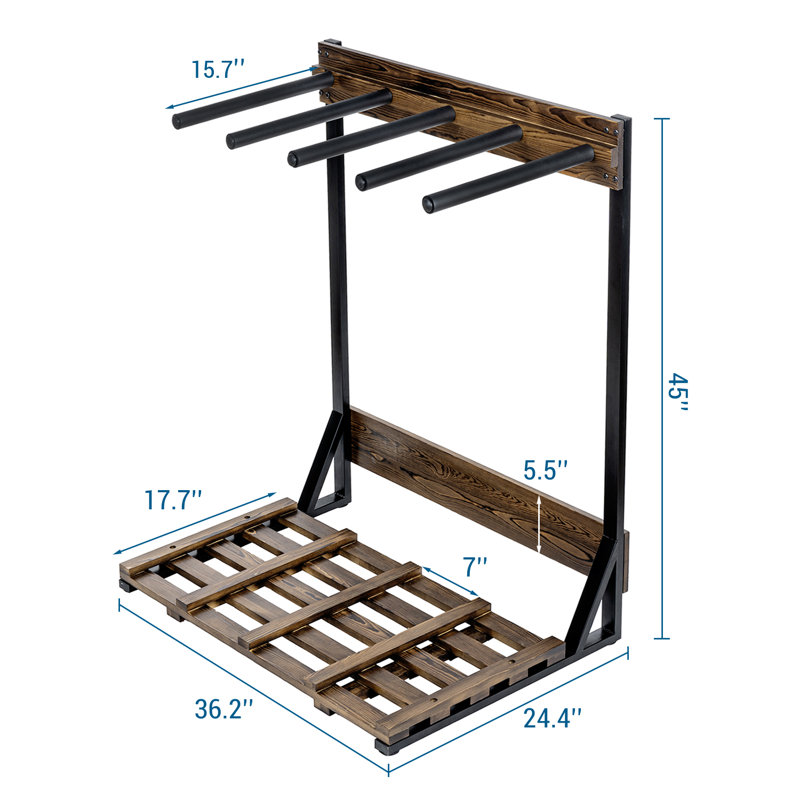 Freestanding Surfboard Storage Rack