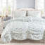 Striped and Floral Comforter Set