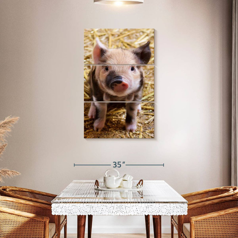 Brampt Farm Piglet, 38" H x 24" W