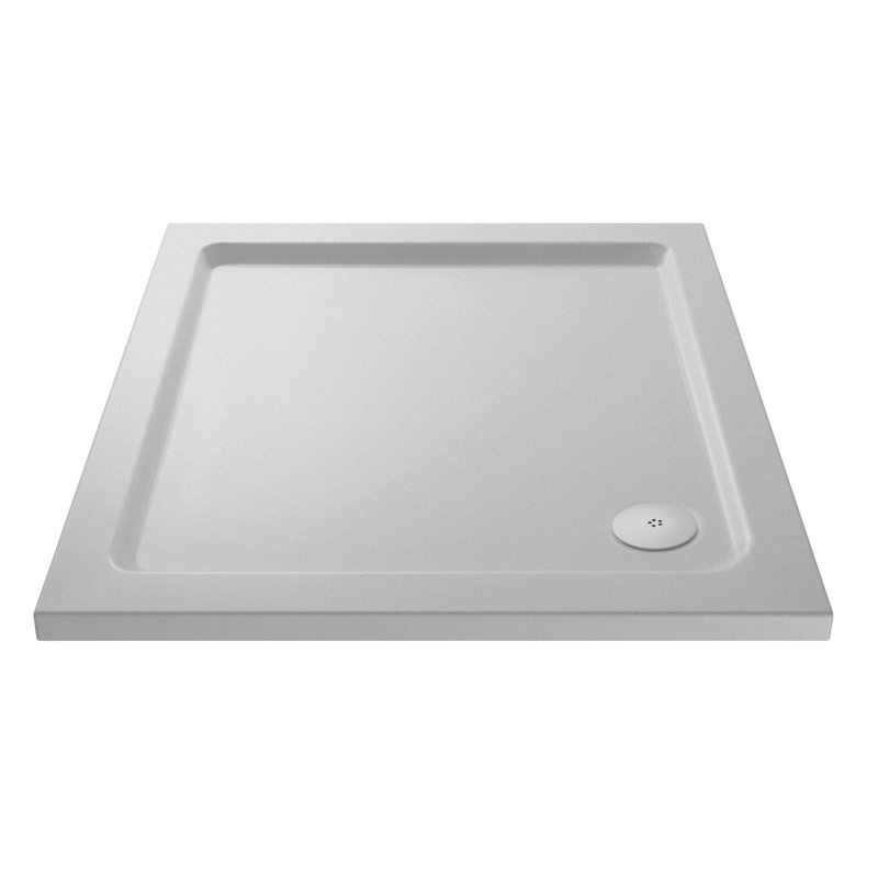 Slip Resistant Square Shower Tray 760 X 760Mm, 4cm H x 90cm W x 90cm D