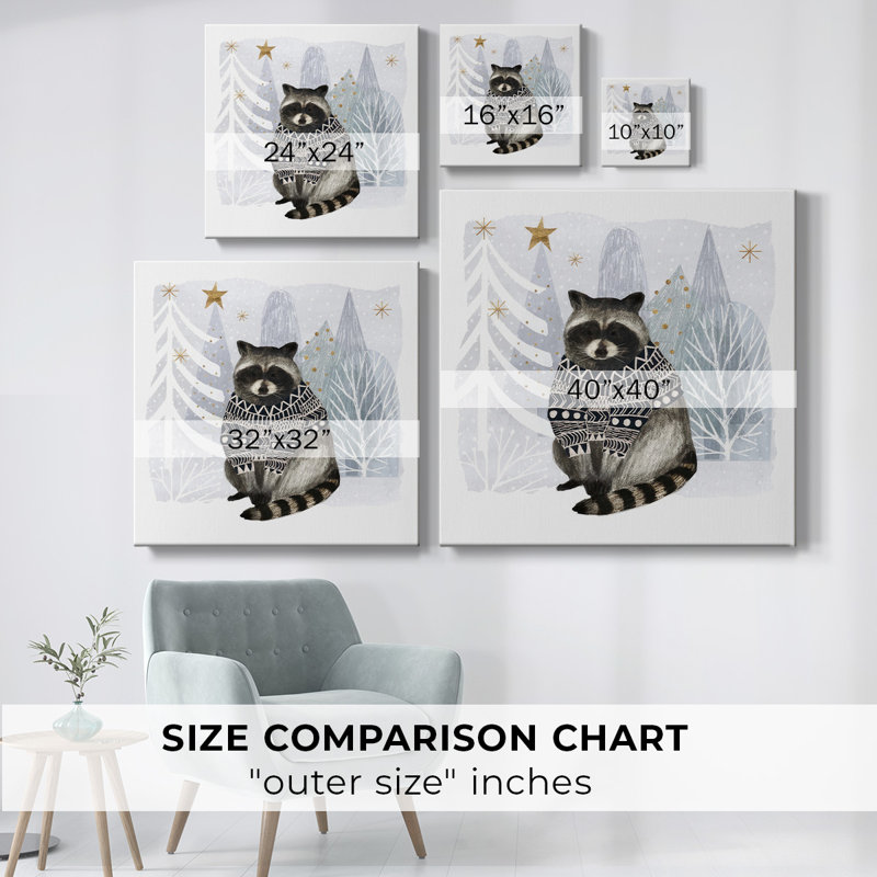 Cozy Woodland Animal IV, H 16 po x l 16 po x P 1,5 po