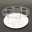 Annaelle 12.5X12.5X5" Countertop Clear Acrylic Rotating Syrup Bottle Organizer Wine Rack, Fit 3.2" Diameter Bottles, Easy Assembly Video In Description