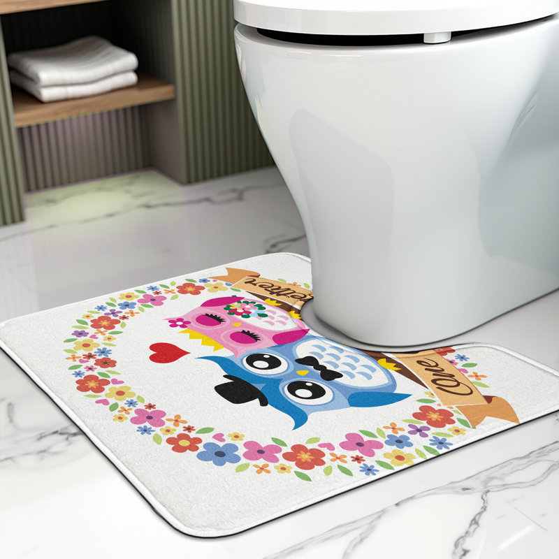 Tapis de salle de bain en U Anniversary