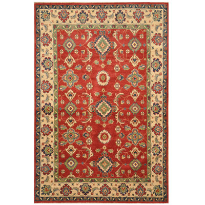 Donzell Wool Oriental Indoor Rug