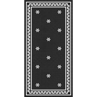 NewYork Black Cushioned Kitchen Mat