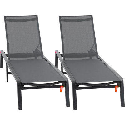 106.7cm Long Chaise Lounge Set