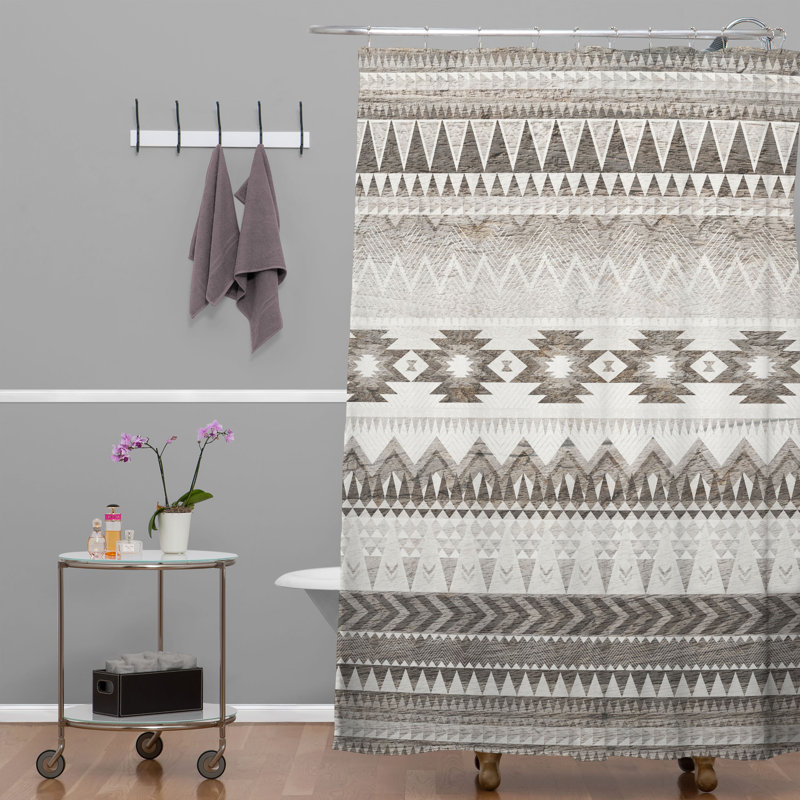 Geometric Shower Curtain