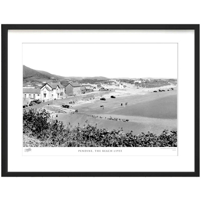 Pendine, The Beach C1955 by Francis Frith - Single Picture Frame Print, 45cm H x 60cm W x 2.3cm D
