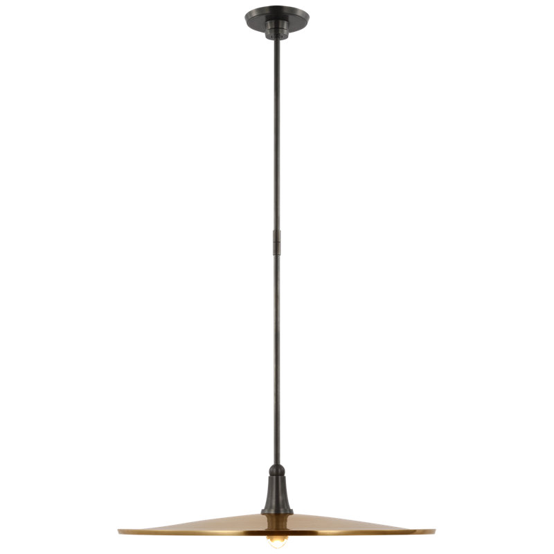 Truesdell 1 - Light LED Pendant, Bronze, Bronze