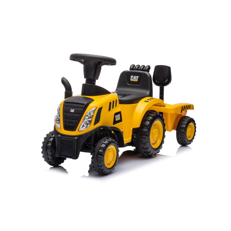 CAT Holland T7, pied du tracteur au sol