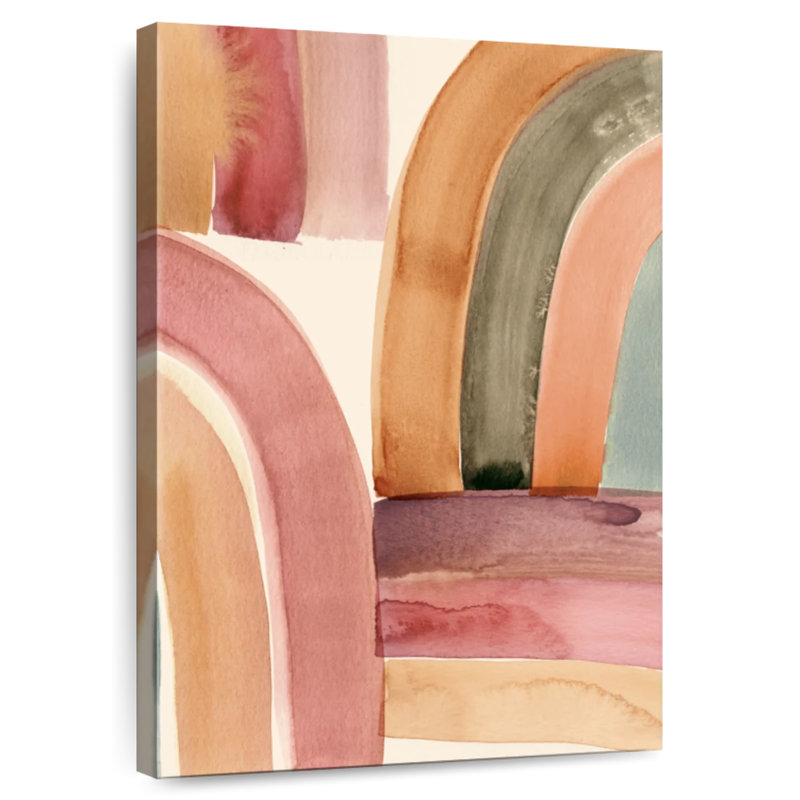 Avery Boho Rainbow Abstract, 45" H x 30" W