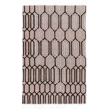 Geometric Area Rug in Gray