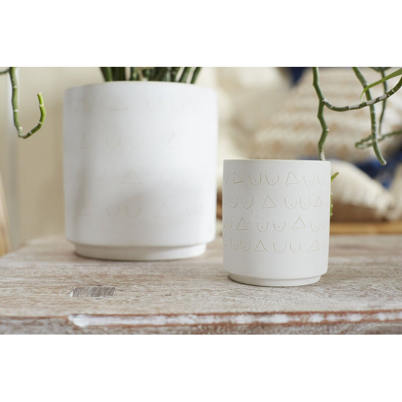 Triangles and Tatas Pot 3.25"x 3.5"