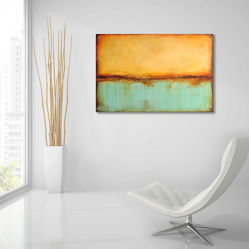 «Serenity» par Erin Ashley, art mural en verre acrylique, H 24 po x l 36 po x P 0,2 po