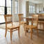 Oak Dining Chairs Set Of 4, Wooden Seats, Traditional Style, Solid Wood Construction, Durable, Residential Use, Lightweight, Elegant Design