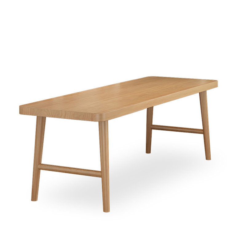 Bureau rectangulaire en bois massif Burlywood, H 29,53 po x l 62,99 po x P 23,62 po