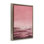 "Pink Ocean Ripples", art mural encadré par Grace Popp