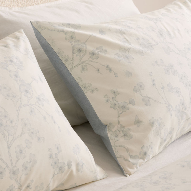 Ensemble de housse de couette en coton à densité de tissage 400 fils Danielle, Très grand lit
