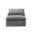 Canapé modulaire en lin avec repose-pieds Naveen