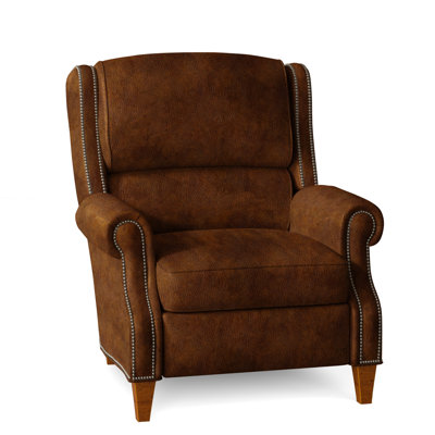 Fauteuil inclinable en cuir véritable Huss